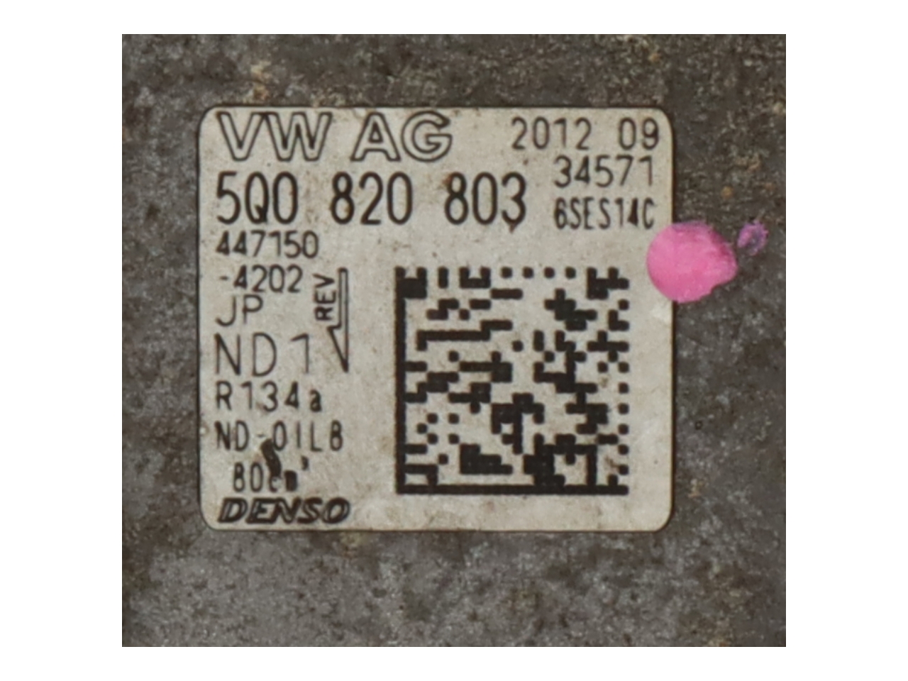 AUDI A1 8X (2010-2020) Hасос кондиционера 5Q0820803D 22483676